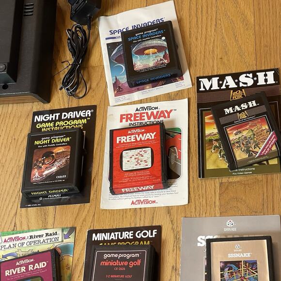 Atari 2600 Light Sixer 6 Switch Console Bundle 25 Game W/ Manuals Tested - Picture 14 of 15